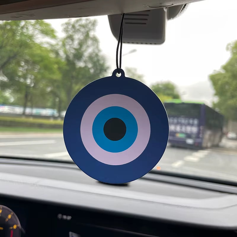 Car Aromatherapy Perfume Air Freshener Japanese Cartoon Anime Rearview Mirror Fragrance Pendant Toilet Air Outlet Round