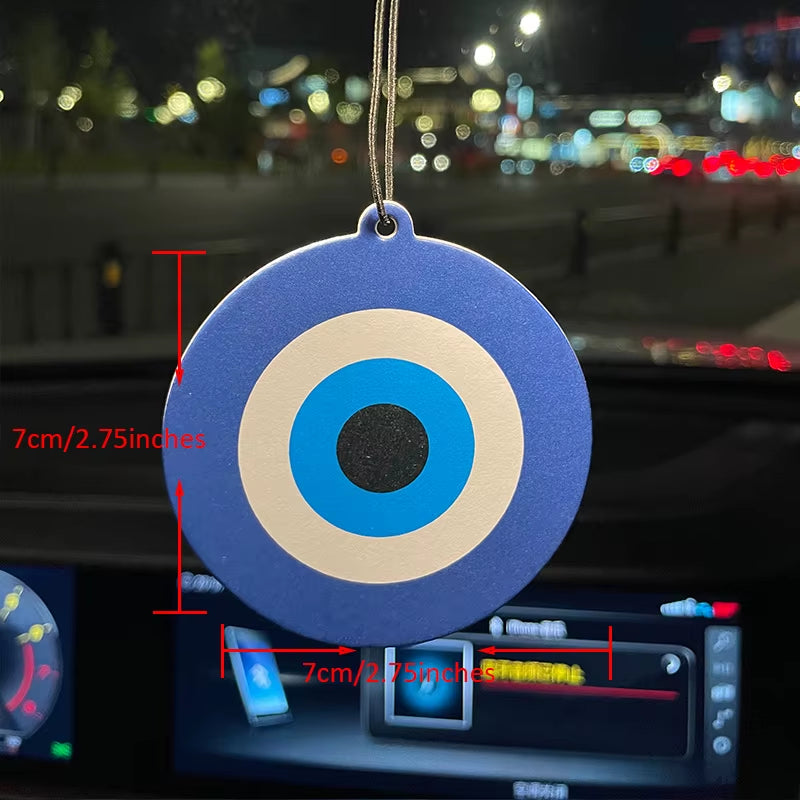Car Aromatherapy Perfume Air Freshener Japanese Cartoon Anime Rearview Mirror Fragrance Pendant Toilet Air Outlet Round