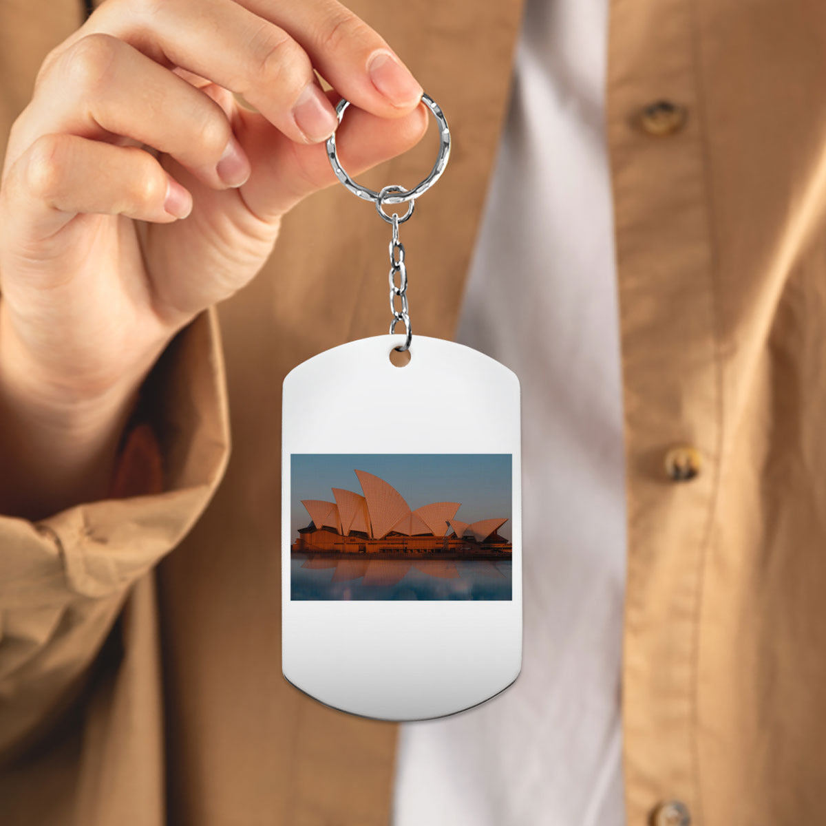Aluminium Keychain