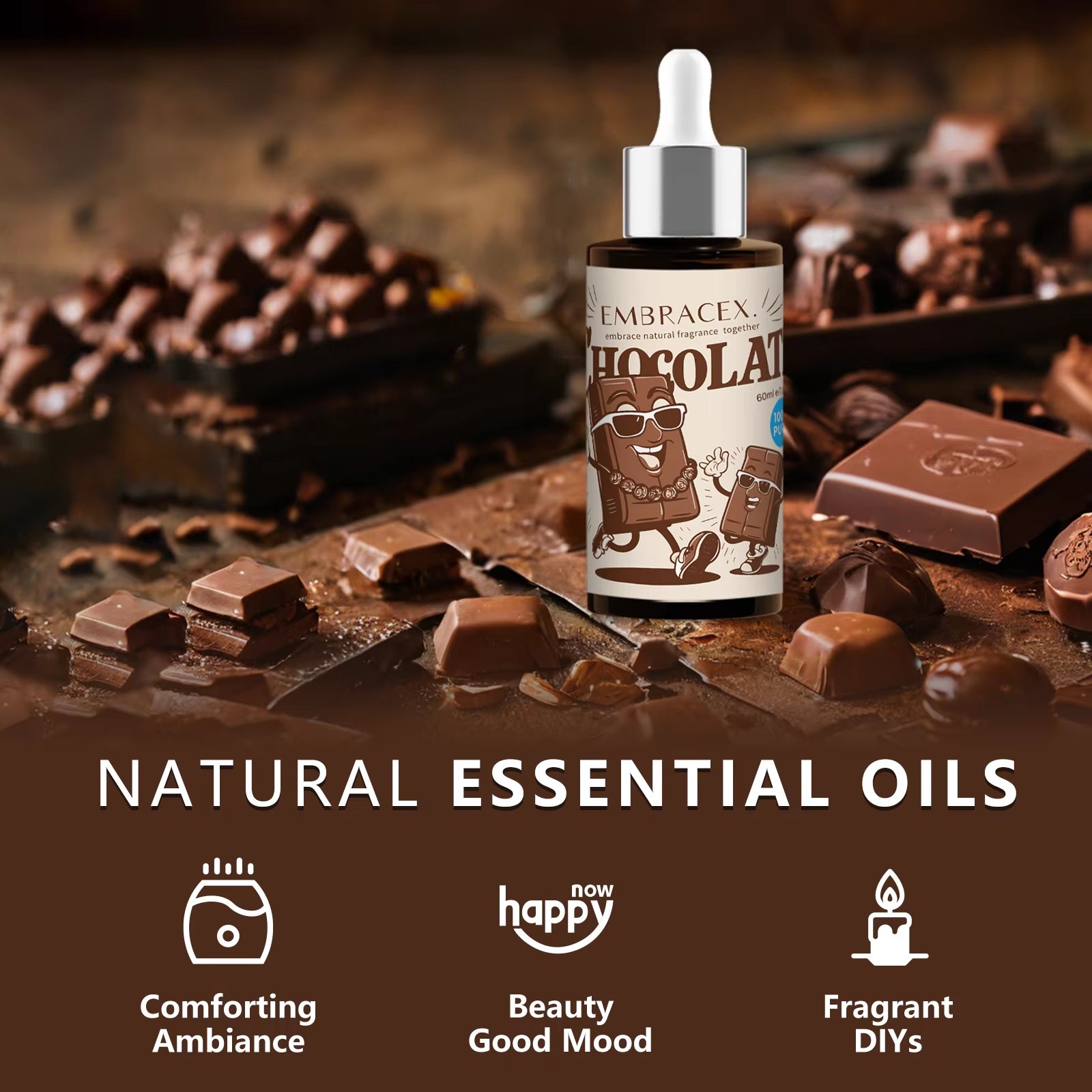 11Style 60Ml Essential Oils Send a Dropper Parfum Home Perfume Massage Oil for Diffusers、Candles Making、Car Aromatherapy