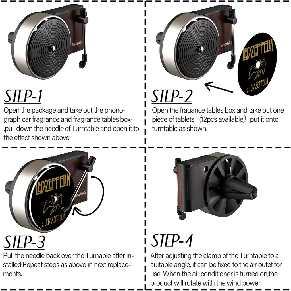 12Pcs Car Air Fresheners Vent Clips,Pop Singer Album Cover Record Player Car Fresheners for Women, Car Inter Accessories Music Lover Gift. (Fashion)