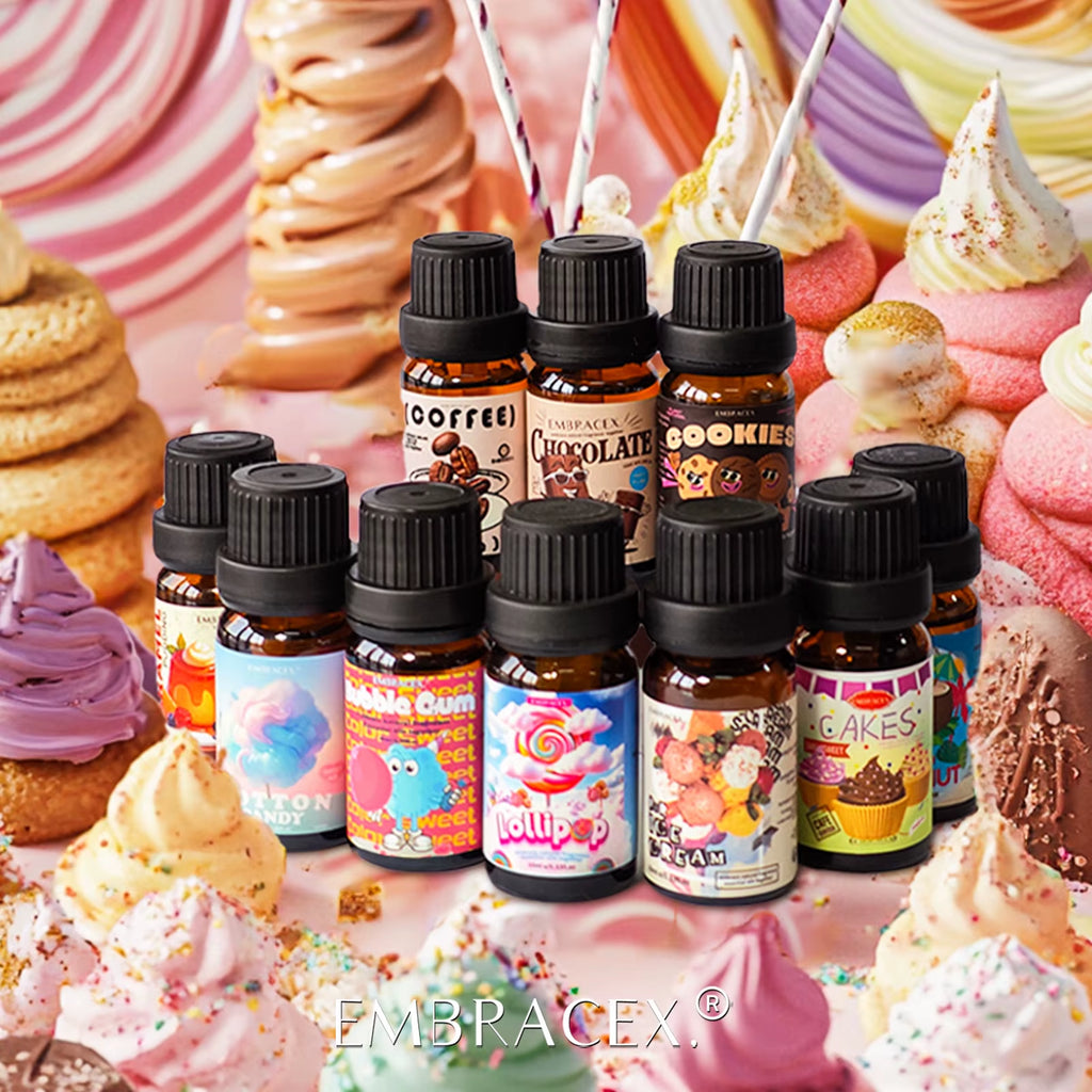 18 Typle Gourmet Essential Oils Perfumes Fragrance Is Long-Lasting for Skin、Diffusers、Candles Making Gifts for Women