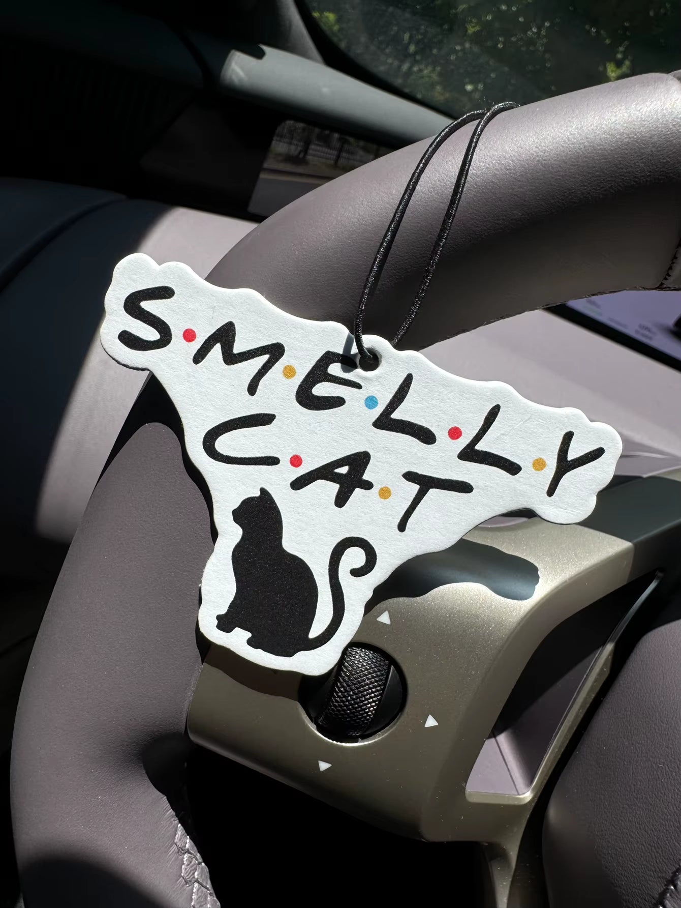 Interesting Tv Show Themed Gift Smelly Cat Car Air Freshener, Wardrobe Air Freshener, Perfume, Rearview Mirror Decoration, Car Accessories Interior Pendant, Natural Fragrance Air Purifier, Anime Cartoon Toilet Sachet, Living Room Office Room Bedside Hanging Ornament