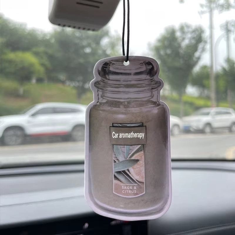 Perfume Bottle Hilton (Hotel Scent) Car Air Freshener, Wardrobe Air Freshener, Perfume, Rearview Mirror Decoration, Car Accessories Interior Pendant, Natural Fragrance to Purify the Air, Anime Cartoon Toilet Sachet, Living Room Office Room Bedside Hanging Ornament