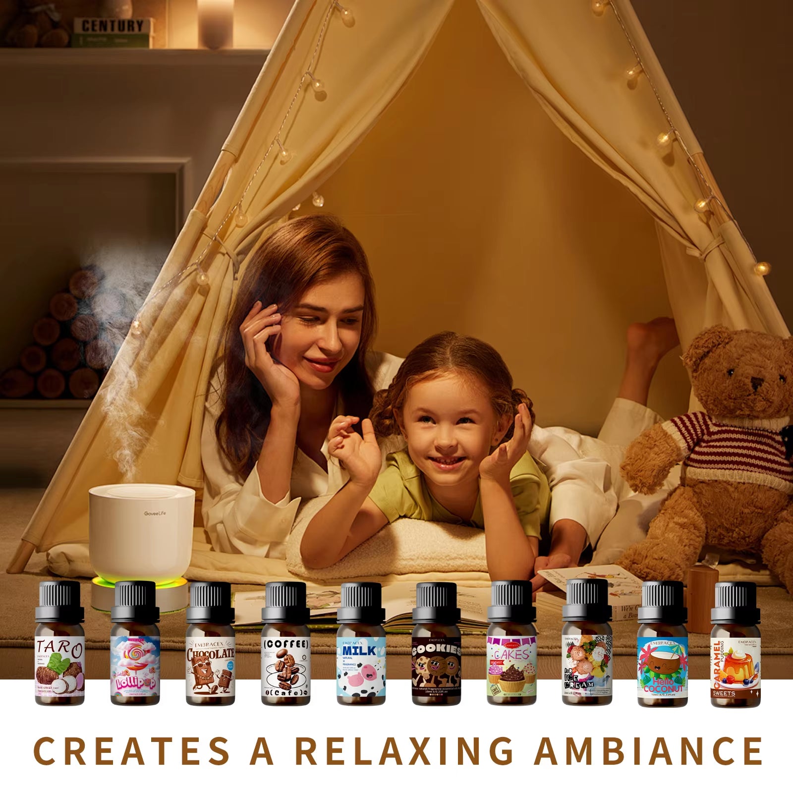10Ml Cake Perfume Cake Fragrance Essential Oils for Humidifiers Diffusers Candle/Soap Making Skincare Gift Giving