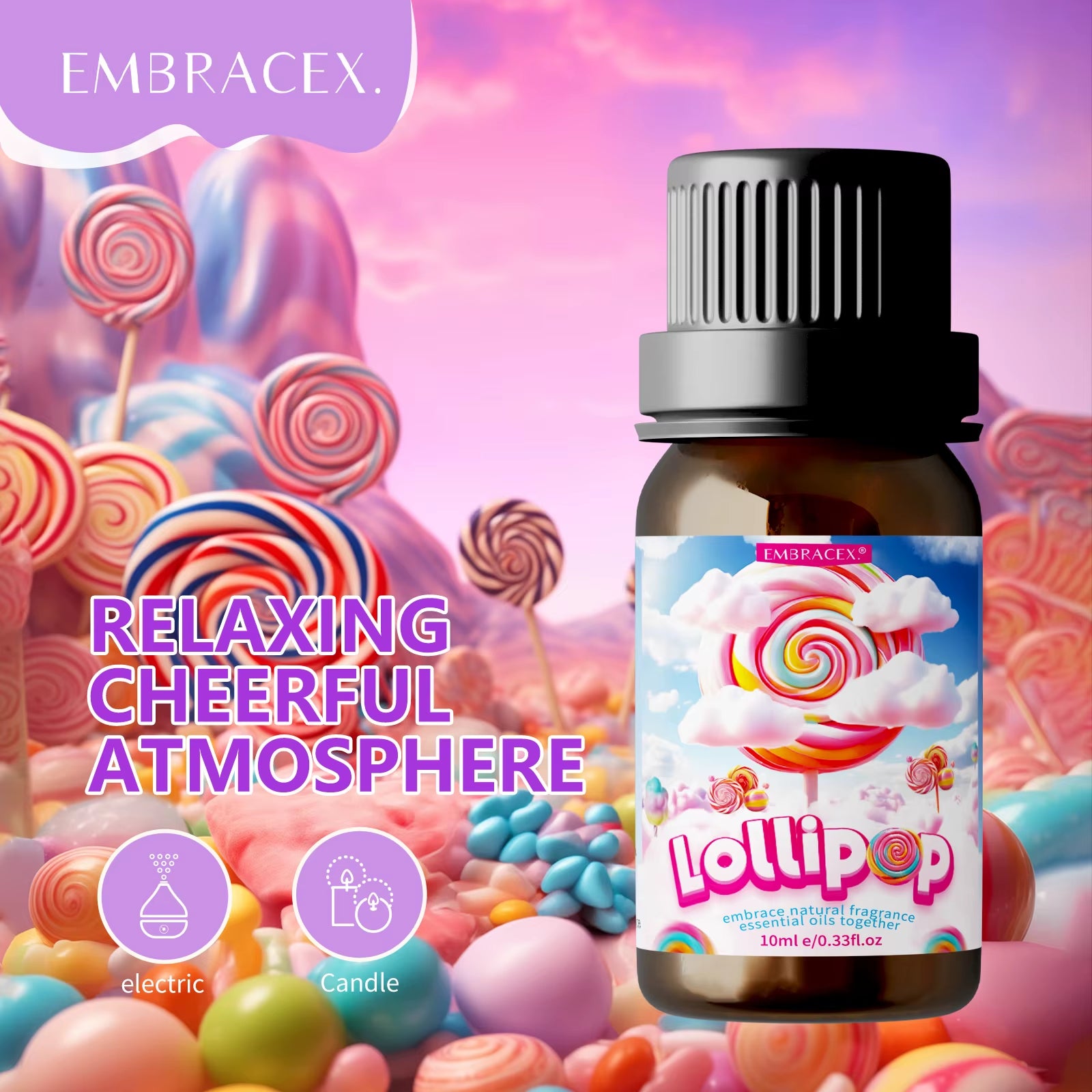 10Ml Lollipop Fragrance Perfume Lollipop Essential Oils Sweet Long Lasting Perfumes Oils Lollipop Parfum Perfume Gift