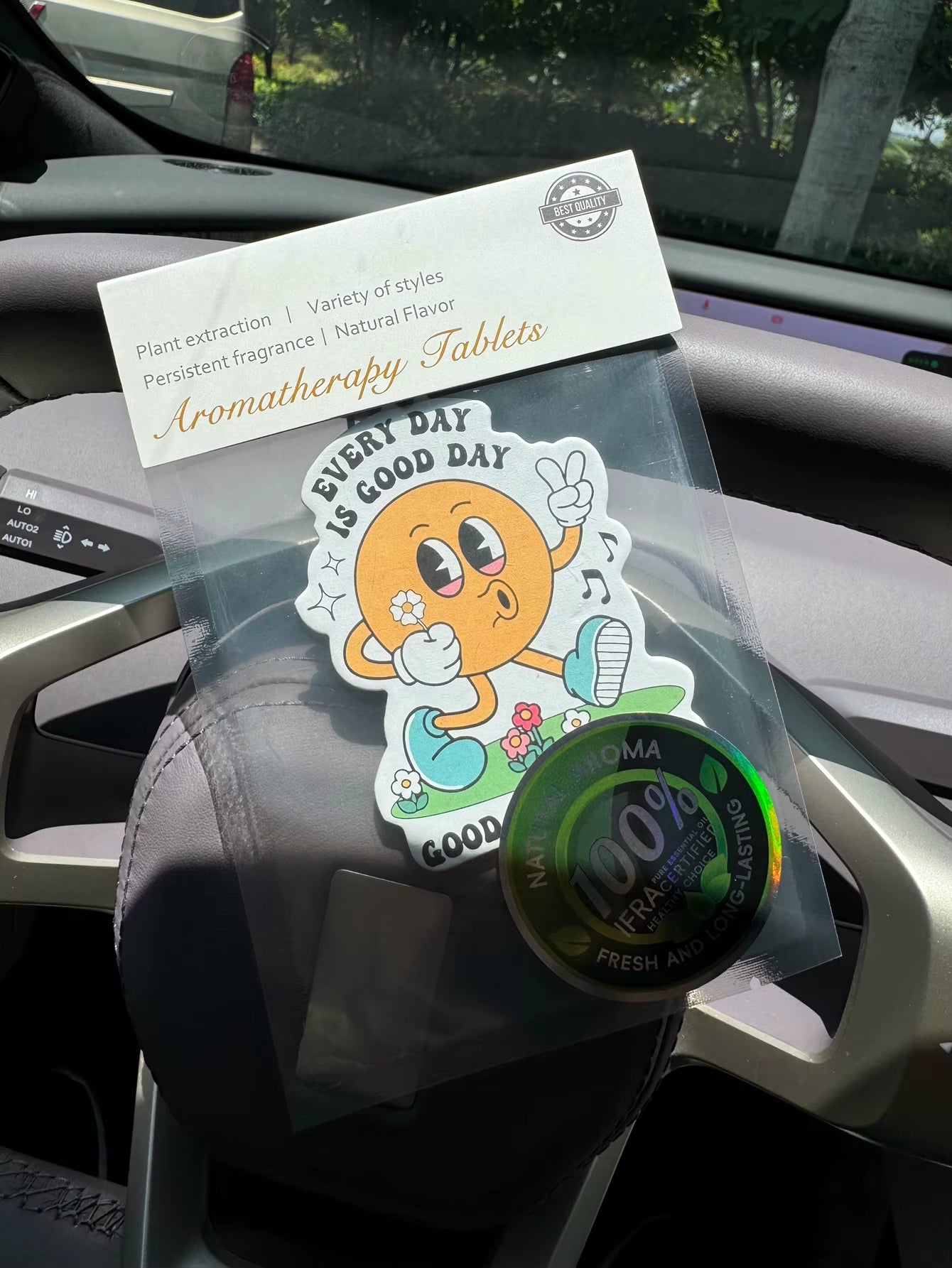 EVERY DAY IS GOOD DAY GOOD DAYS AHEAD Funny Funny Funny Car Incense Car Perfume Perfume Lasting Fragrance Pendant Air Out