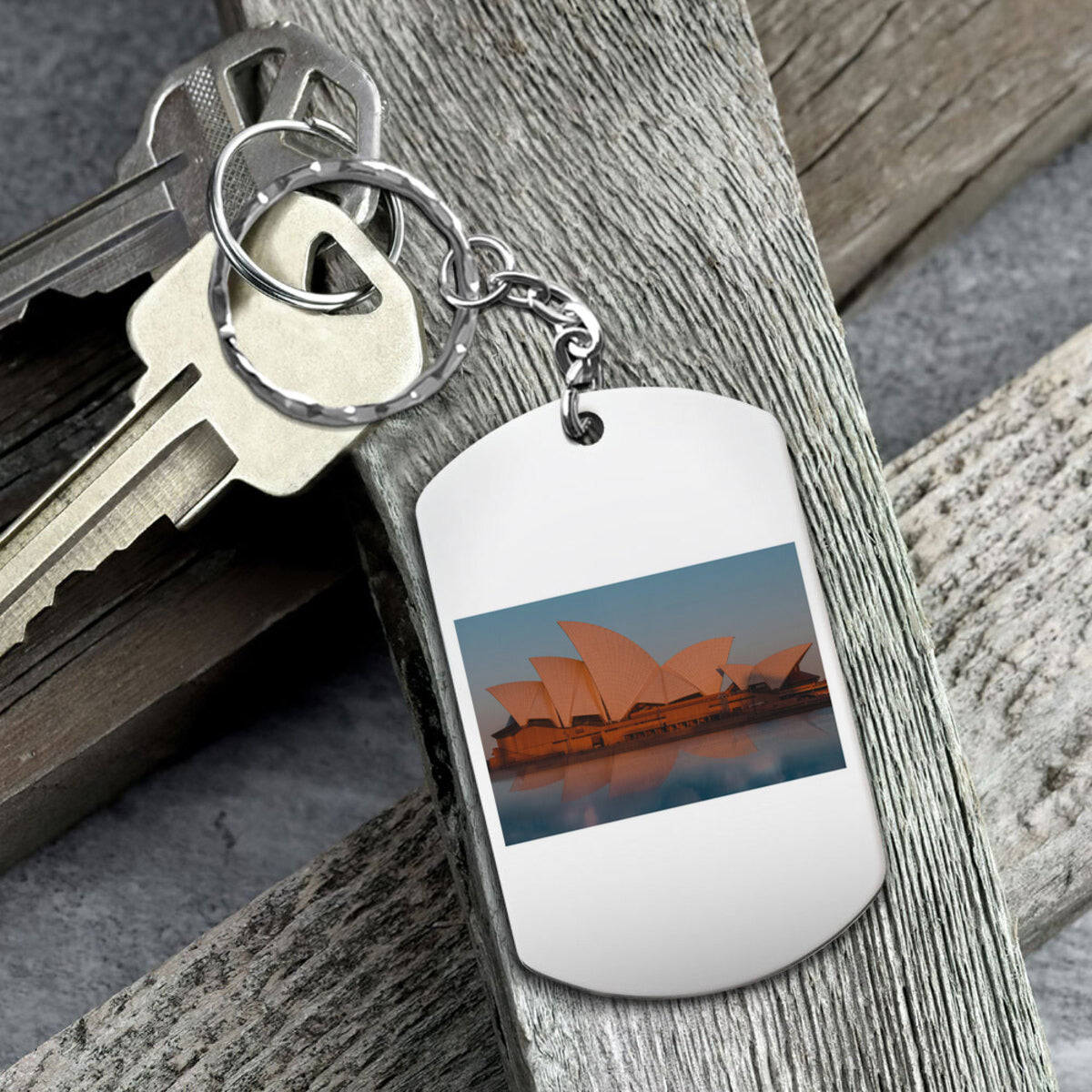 Aluminium Keychain