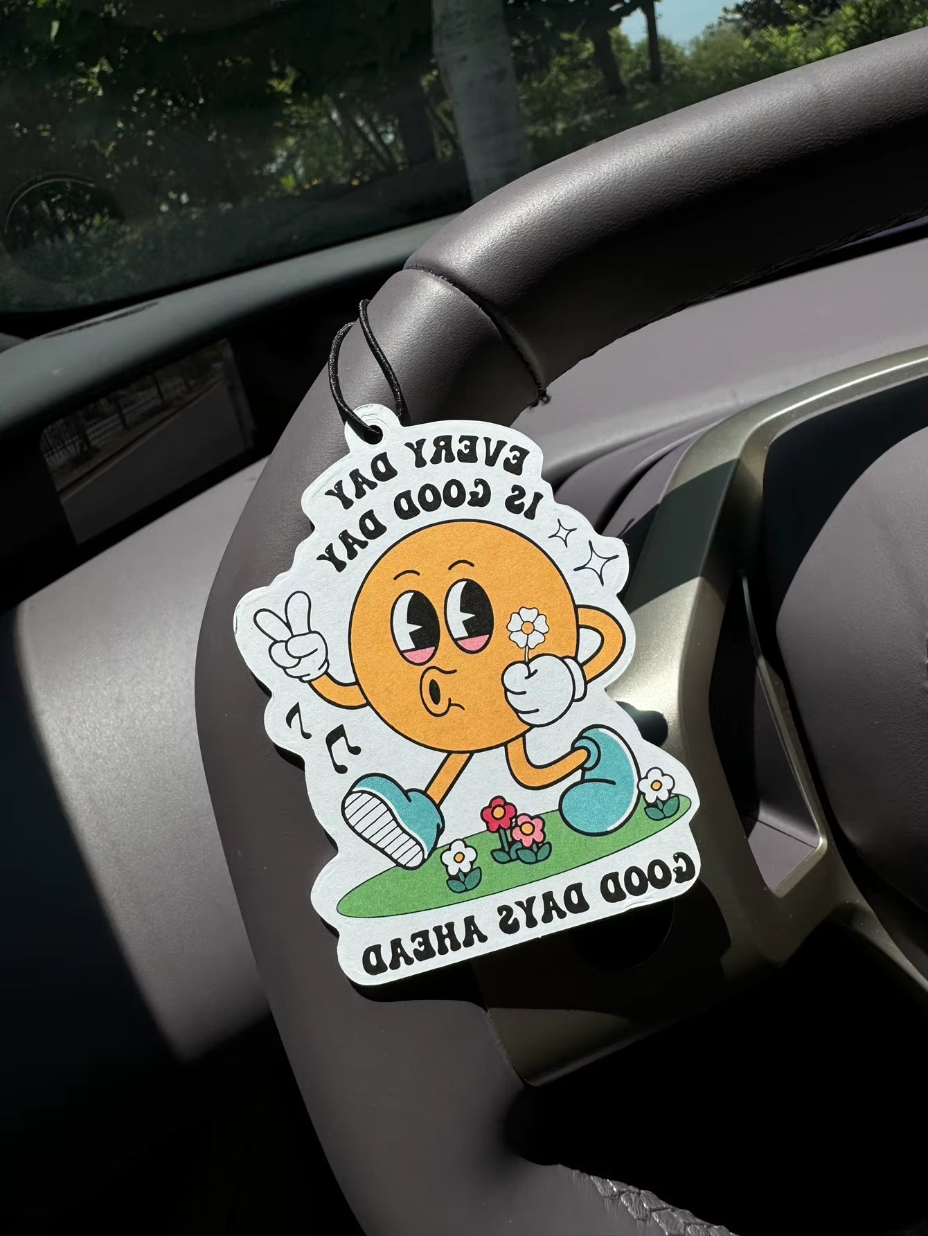 EVERY DAY IS GOOD DAY GOOD DAYS AHEAD Funny Funny Funny Car Incense Car Perfume Perfume Lasting Fragrance Pendant Air Out