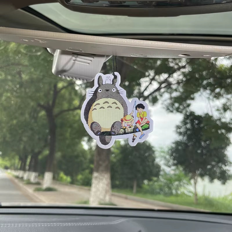 Japanese Anime Cartoon Cartoon Girl Car Aromatherapy Car Perfume Perfume Long-Lasting Stay Fragrance Pendant Out of the Wind Mou