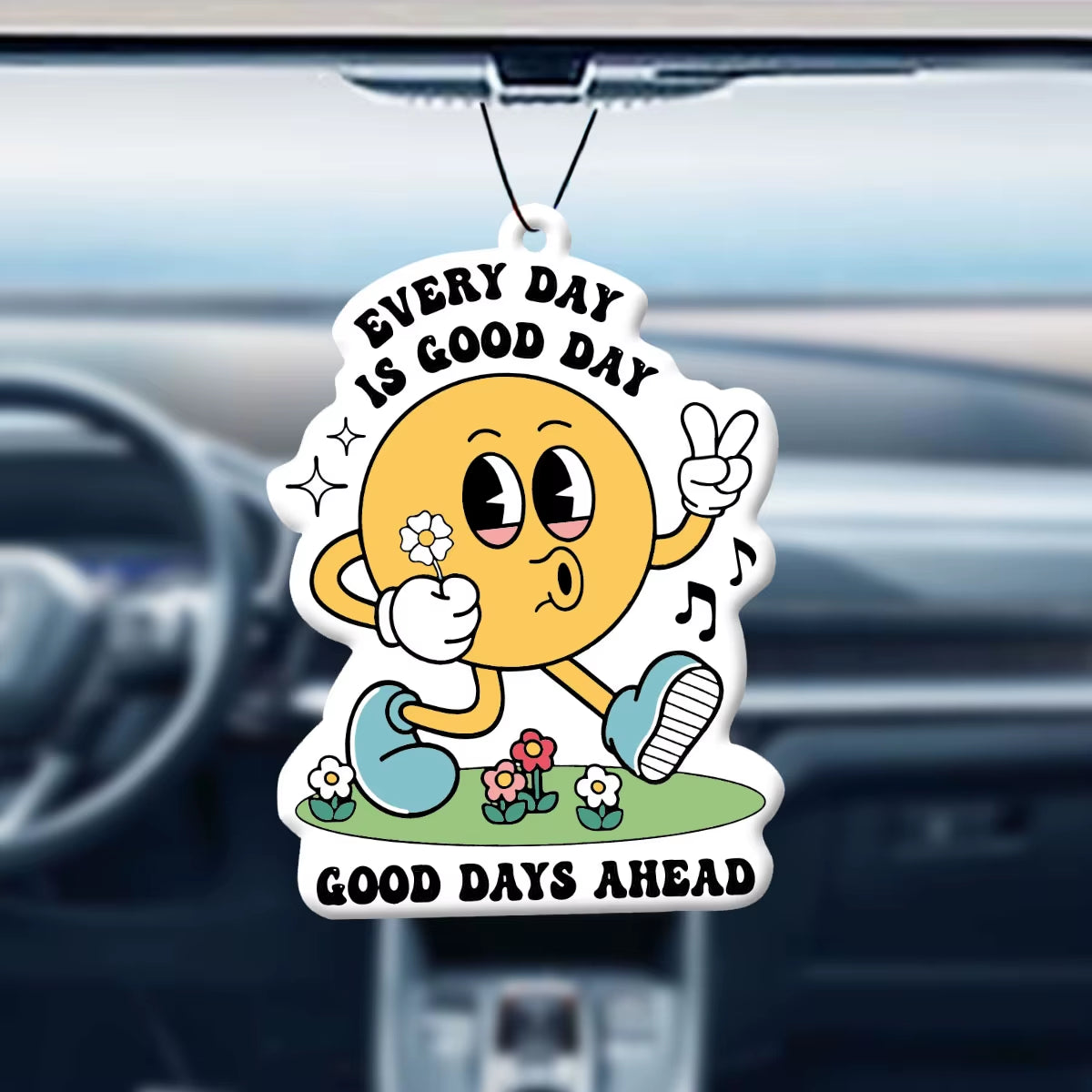 EVERY DAY IS GOOD DAY GOOD DAYS AHEAD Funny Funny Funny Car Incense Car Perfume Perfume Lasting Fragrance Pendant Air Out