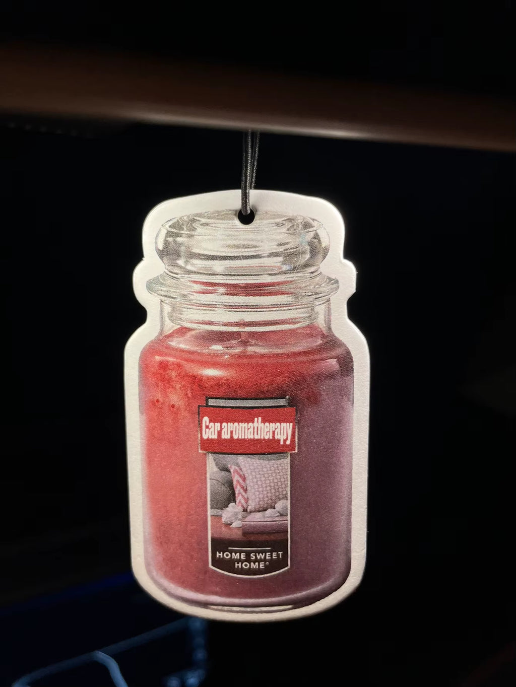 Pink Fragrance Glass Bottle Car-Mounted Aromatherapy Car Perfume Perfume Long-Lasting Fragrance Pendant Out of the Mouth Bag