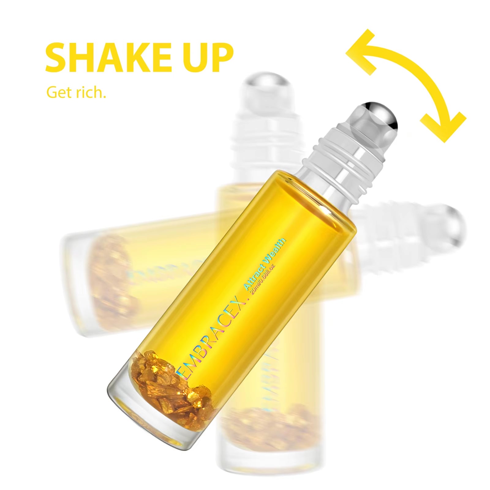 20Ml Attract Wealth Perfume Essential Oil Rollerball Perfume Holiday Gifts Roller Perfume Attract More Money