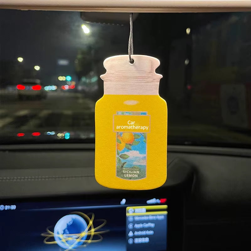 Car Aromatherapy Perfume Air Freshener Japanese Cartoon Anime Rearview Mirror Fragrance Pendant Toilet Air Vent Sexy Citrus