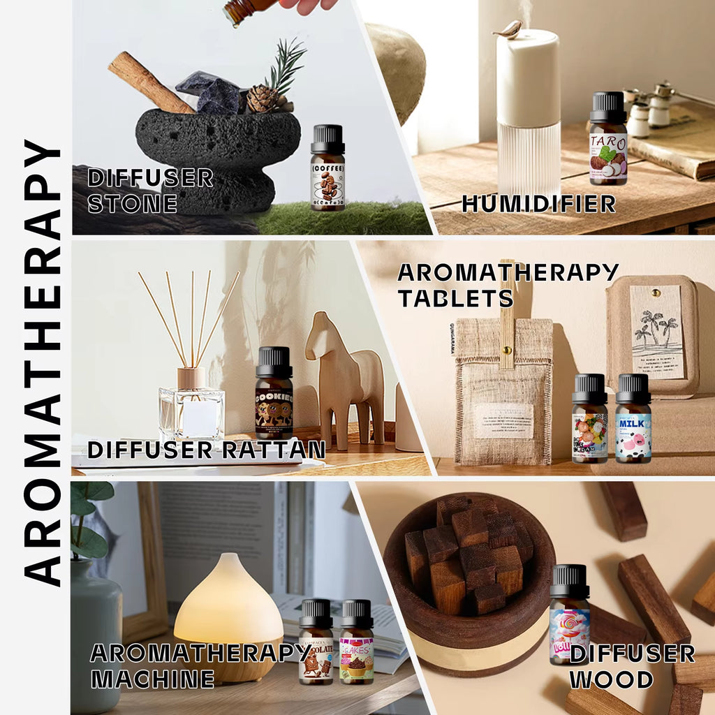 10Ml Cake Perfume Cake Fragrance Essential Oils for Humidifiers Diffusers Candle/Soap Making Skincare Gift Giving