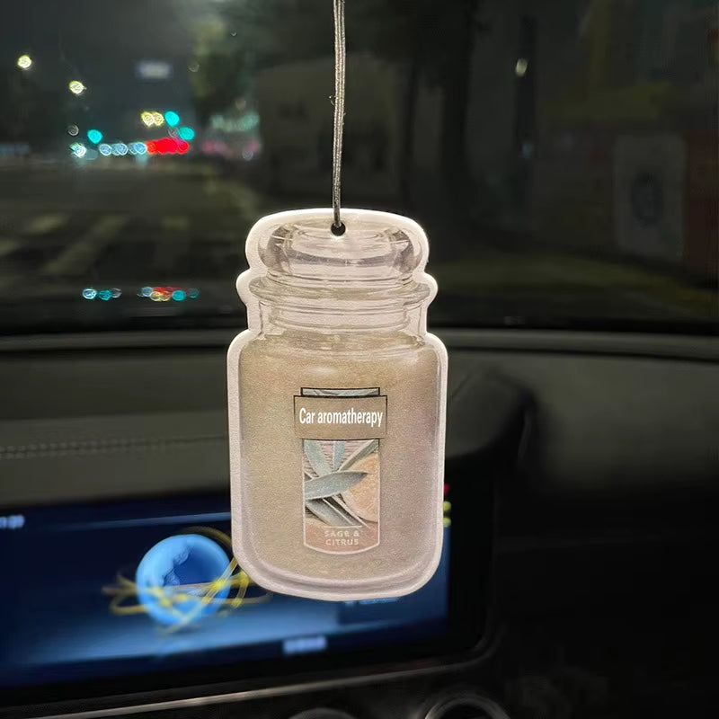 Perfume Bottle Hilton (Hotel Scent) Car Air Freshener, Wardrobe Air Freshener, Perfume, Rearview Mirror Decoration, Car Accessories Interior Pendant, Natural Fragrance to Purify the Air, Anime Cartoon Toilet Sachet, Living Room Office Room Bedside Hanging Ornament