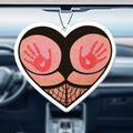 Sexy Person with Red Handprints on Both Sides of Their Buttocks Wearing Sexy Fishnet Stockings, Car Air Freshener, Wardrobe Air Freshener, Perfume, Rearview Mirror Decoration, Car Accessories Interior Pendant, Natural Fragrance to Purify the Air, Anime Cartoon Toilet Sachet, Living Room Office Room Bedside Hanging Ornament