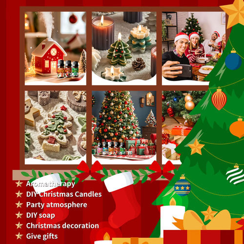 10Ml Gingerbread Man Essential Oil Christmas Perfume Diffuser Christmas Party Christmas Gifts Christmas Decoration