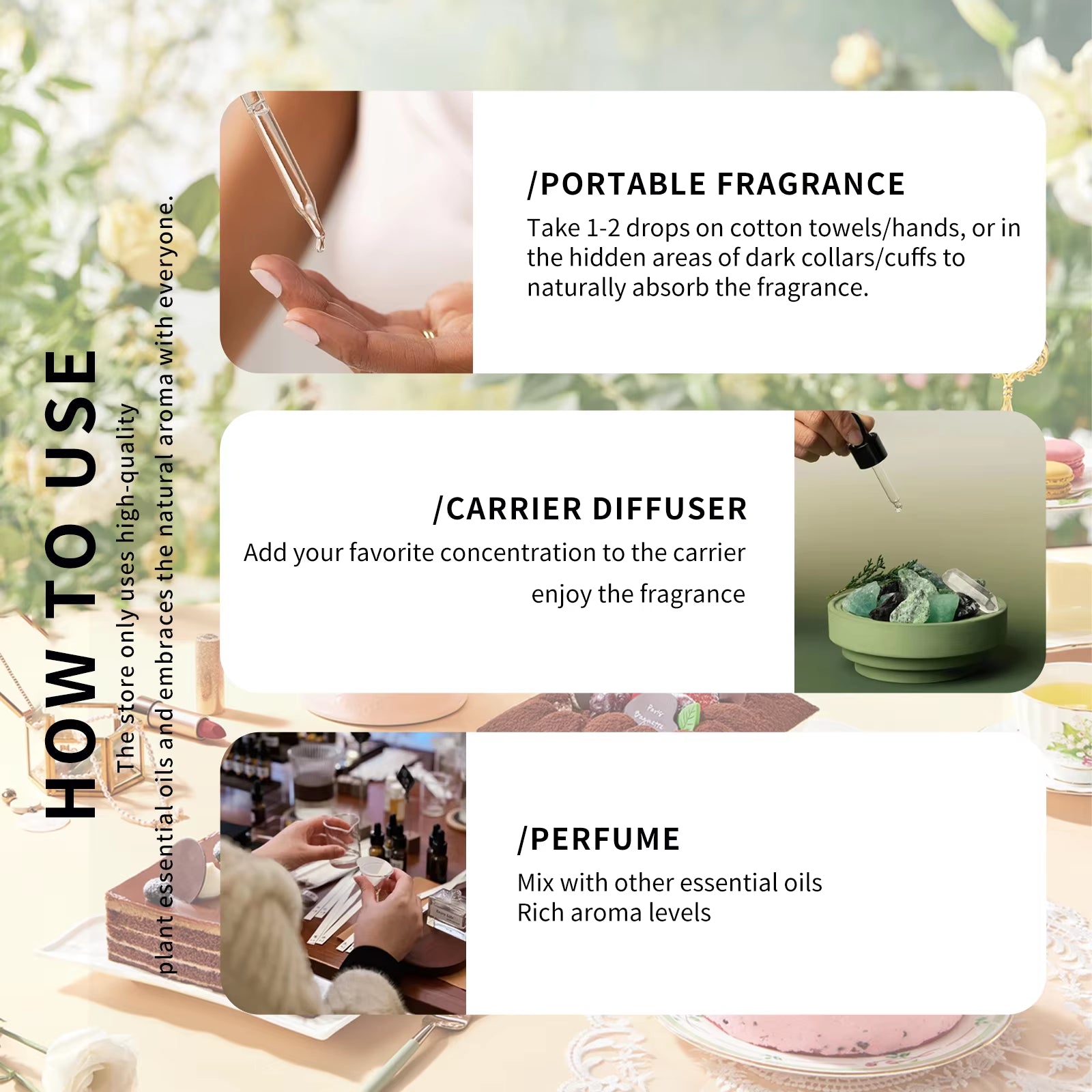 3PC/2PC/1PC 10Ml 60Ml Coffee Essential Oils Roller Essential Oils Cafe Perfume Refreshing for Gifts Candle Aromas for Humidifier