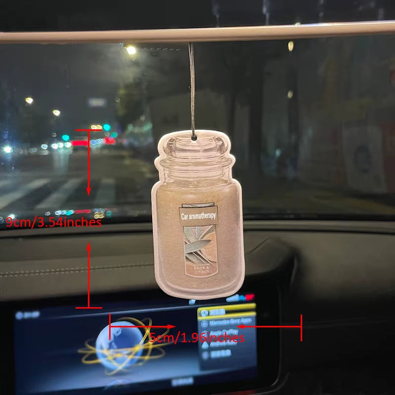 Perfume Bottle Hilton (Hotel Scent) Car Air Freshener, Wardrobe Air Freshener, Perfume, Rearview Mirror Decoration, Car Accessories Interior Pendant, Natural Fragrance to Purify the Air, Anime Cartoon Toilet Sachet, Living Room Office Room Bedside Hanging Ornament