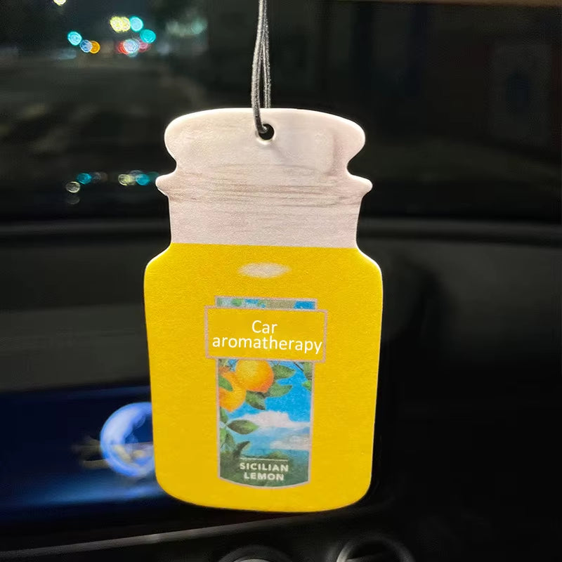 Car Aromatherapy Perfume Air Freshener Japanese Cartoon Anime Rearview Mirror Fragrance Pendant Toilet Air Vent Sexy Citrus