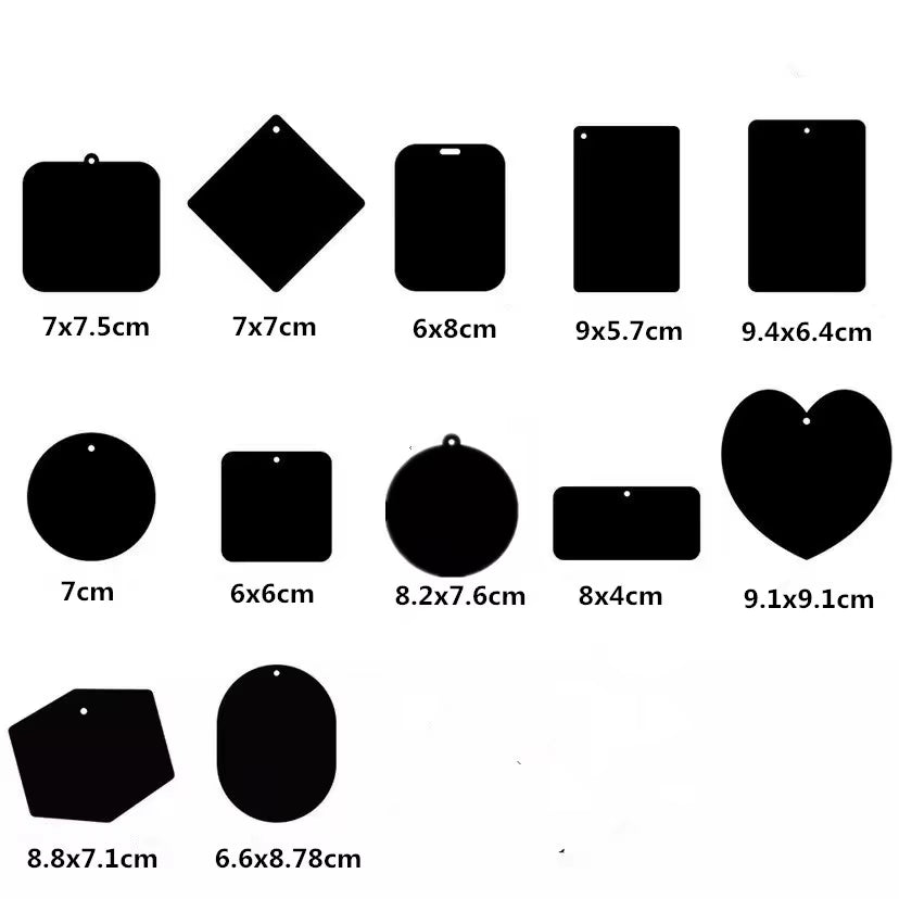 Custom Car Fragrance Pendant Supports Any Picture, Shape, Size, and Has a Variety of Fragrances to Choose From