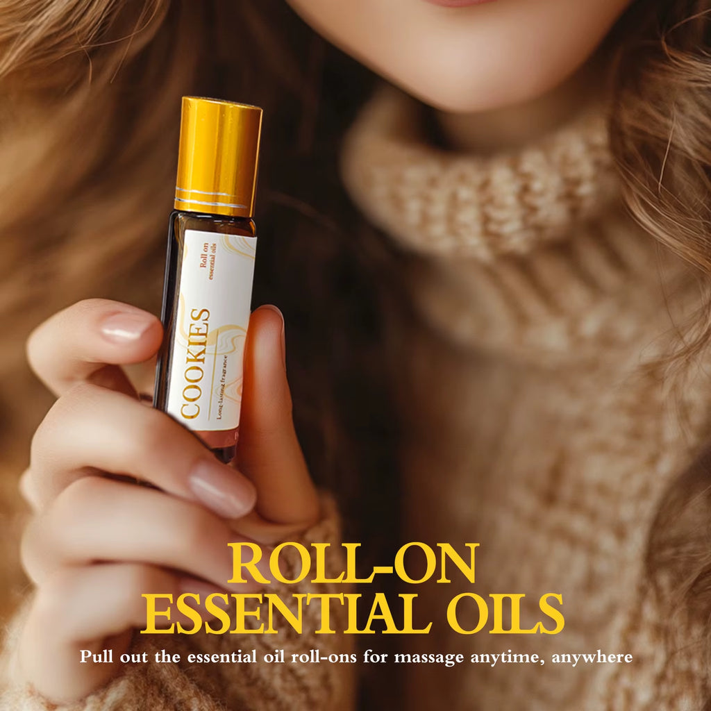 2PC/1PC 10Ml Chocolate Musk Peppermint Roll on Essential Oils Massage Oil Perfume Body Oil Gifts Skincare Long Lasting Fragrance