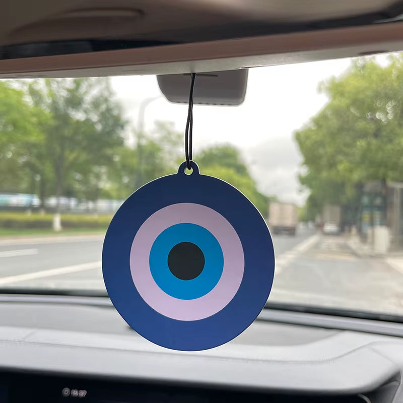 Car Aromatherapy Perfume Air Freshener Japanese Cartoon Anime Rearview Mirror Fragrance Pendant Toilet Air Outlet Round