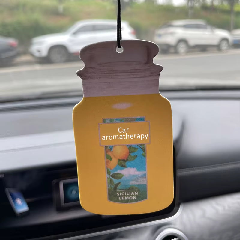 Car Aromatherapy Perfume Air Freshener Japanese Cartoon Anime Rearview Mirror Fragrance Pendant Toilet Air Vent Sexy Citrus