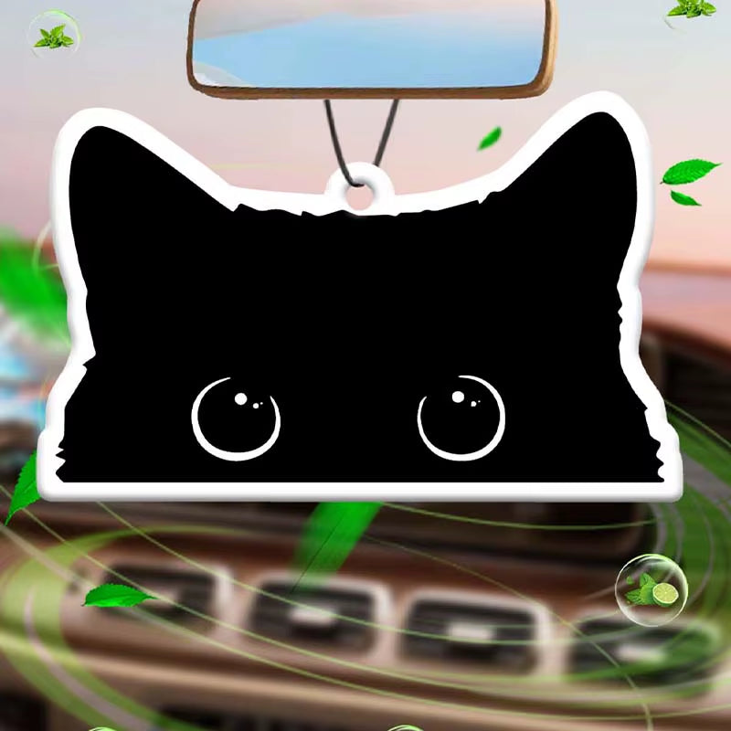 Cute Black Cat Japanese Cartoon Cartoon Characters Cartoon TV Animation Classic Car Incense Car Perfume Perfume Lasting Fragranc