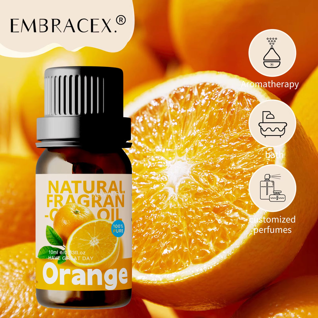 10Ml Orange Essential Oils Orange Perfume Funny Gifts Perfume Aroma Diffuser Soap/Candle Making Sleep