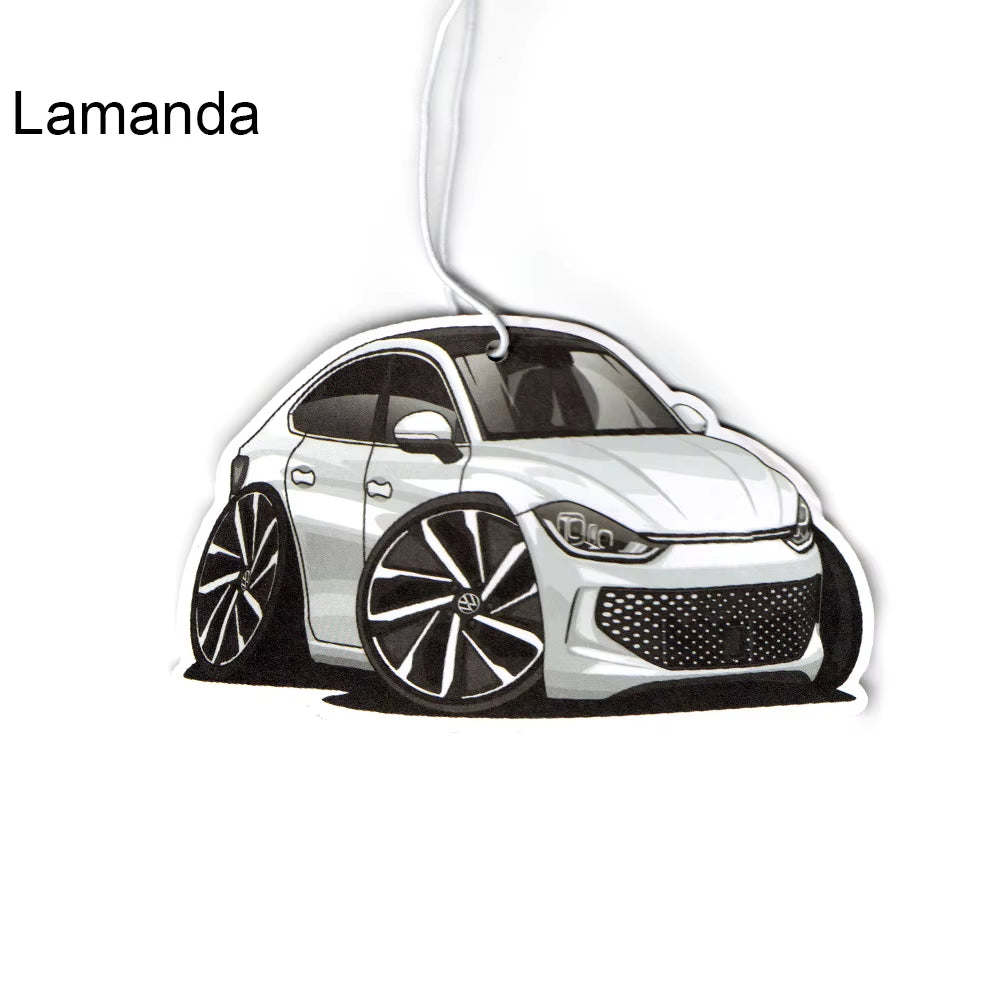 Car Air Freshener Hanging Perfume for Volkswagen VW CC Beetle Lamando Magotan Scirocco Sagitar Beetle Golf 5 6 8 MK6 GTI MK5 6 8