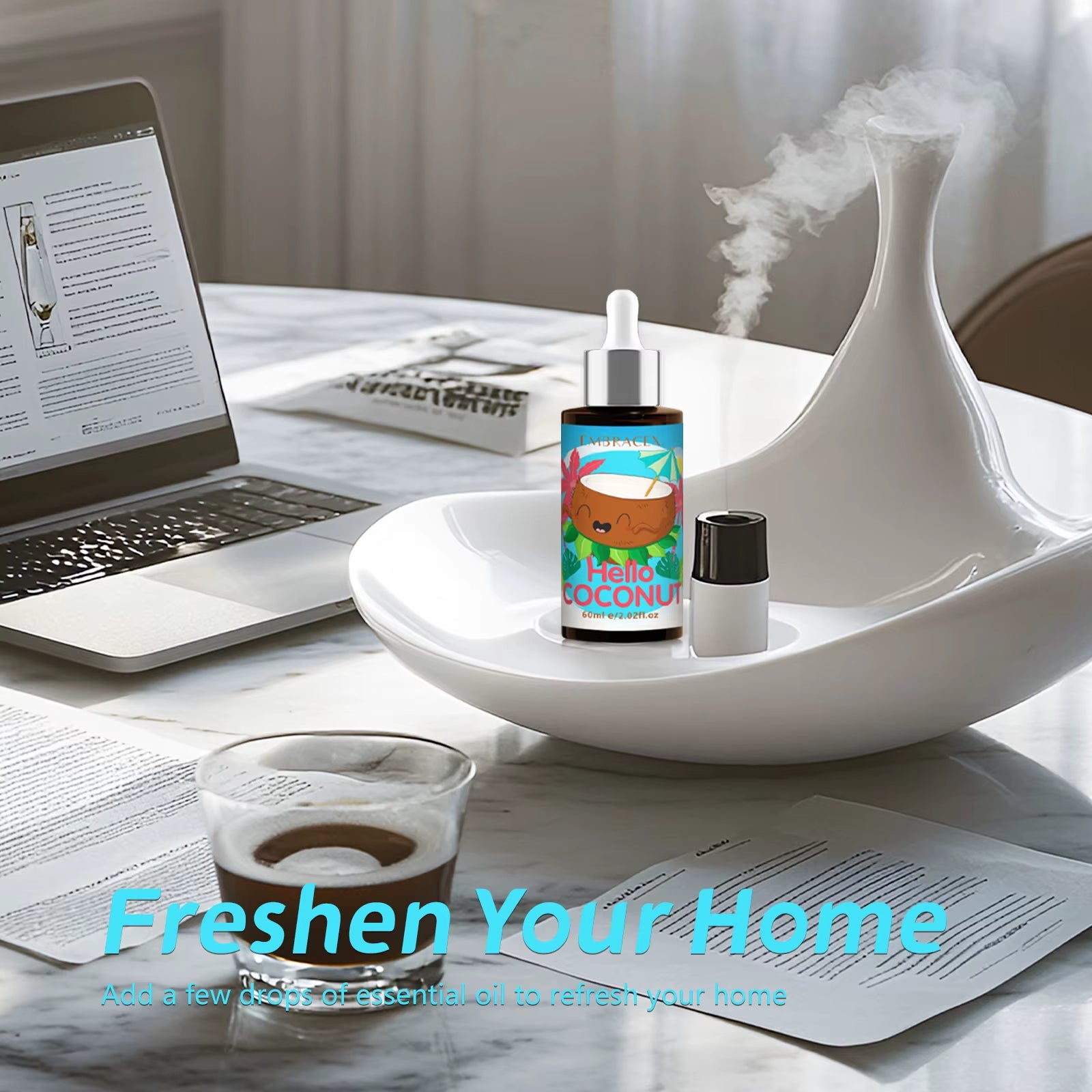 11Style 60Ml Essential Oils Send a Dropper Parfum Home Perfume Massage Oil for Diffusers、Candles Making、Car Aromatherapy