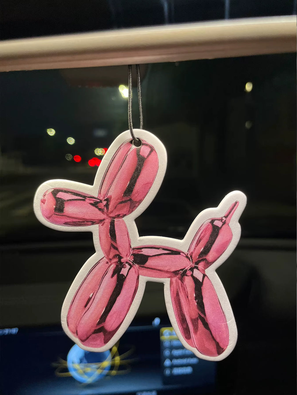 Car Aromatherapy Perfume Air Freshener Japanese Cartoon Animation Rearview Mirror Fragrance Pendant Toilet Air Vent Red Dog