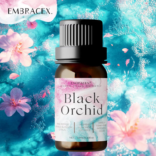 10Ml Black Orchid Essential Oil Women'S Essential Oils Perfume Oils Massage Oils DIY Candle/Soap Skincare Haircare Holiday Gifts