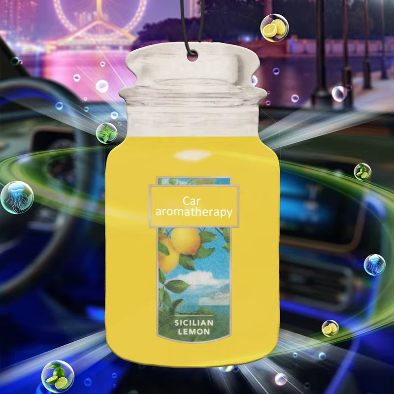 Car Aromatherapy Perfume Air Freshener Japanese Cartoon Anime Rearview Mirror Fragrance Pendant Toilet Air Vent Sexy Citrus
