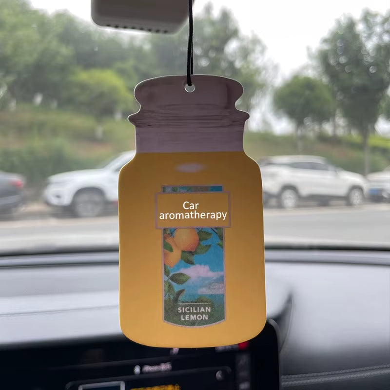 Car Aromatherapy Perfume Air Freshener Japanese Cartoon Anime Rearview Mirror Fragrance Pendant Toilet Air Vent Sexy Citrus