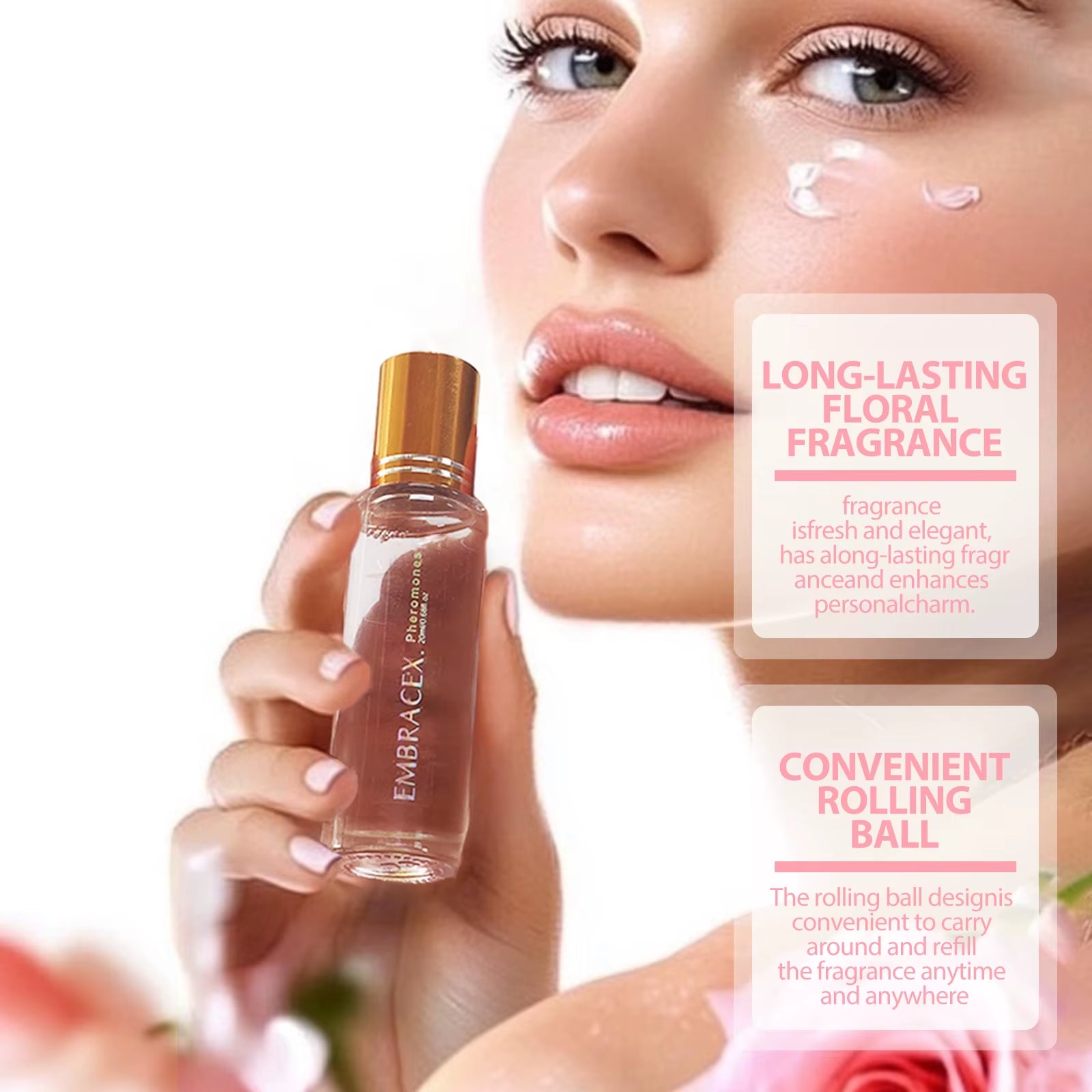 20Ml Pheromone Perfumes Essential Oils Pheromone Perfume Women Oil Roll on Perfume Gifts Skincare