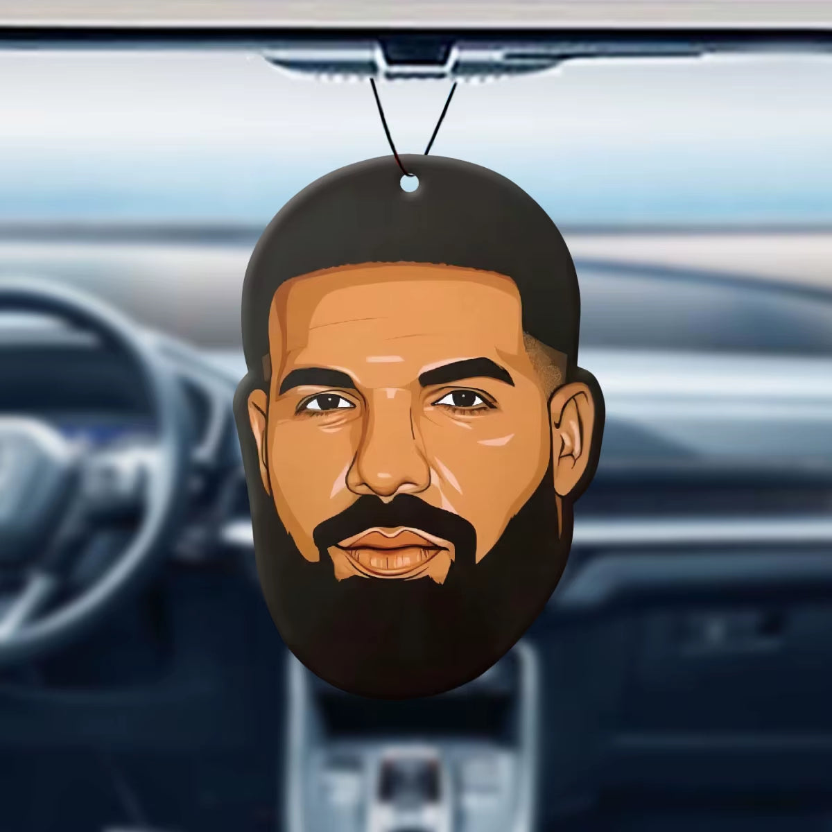 Drake Face Car Air Freshener, Wardrobe Air Freshener, Perfume, Rearview Mirror Decoration, Car Interior Pendant, Natural Fragrance Air Purifier, Anime Cartoon Toilet Sachet, Living Room Office Room Bedside Hanging Ornament